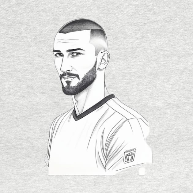 Karim benzema by  art white